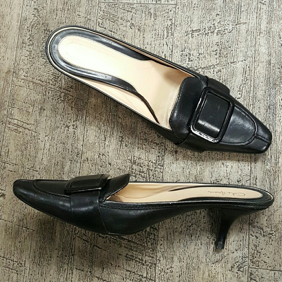 cole haan black mules